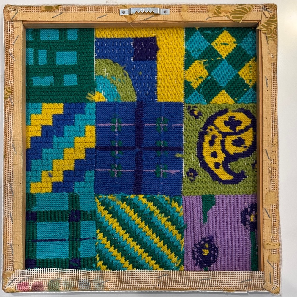 Vintage Needlepoint Sampler Geometric Patterns - Picture 8 of 8